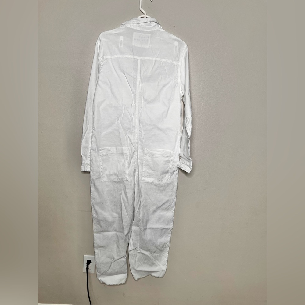 Frank & Eileen Northern Ireland White Jumpsuit Size Large EUC - Picture 8 of 9